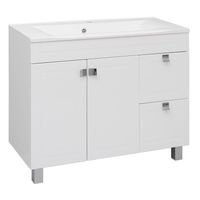 Тумба напольная OSTIN 100 /2дв+2ящ/ AQUA DE MARCO 2100WCOST/1 — фото 3, Тумбы под раковину