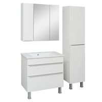 Тумба напольная AXIOMA 80 /2 ящ/ AQUA DE MARCO 2080WGAXI/F — фото 6, Тумбы под раковину