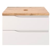 Тумба подвесная NORDIC 80 со столешницей из массива 80см под накладную раковину /AQUA DE MARCO 5080CNOR080/H — фото 6, Тумбы под раковину