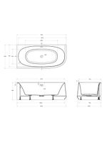 Акриловая ванна угловая левосторонняя CEZARES арт-CZR-LUX-CORNER-165-80-58-L — фото 6, Акриловые ванны