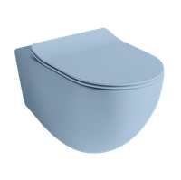 Унитаз Artceram File 2.0 подвесной безободковый цвет pale blue FLV004 65 00 — фото 1, Подвесные унитазы