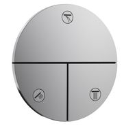 Вентиль, Hansgrohe, ShowerSelect Comfort S, для 3 потребителей, тип вентиля-переключающий, тип установки-настенный встраиваемый, внутренняя часть-необходимо заказать, цвет-хром арт-15558000 — фото 1, Комплектующие для душевого оборудования