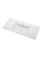 Agger Раковина встраиваемая санфарфор, белый глянец арт-ASF111000 — фото 1, Раковины встраиваемые снизу