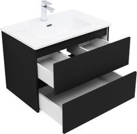 Тумба под раковину Aquanet Вега 2.0 70 черный 00337954 — фото 9, Тумбы под раковину