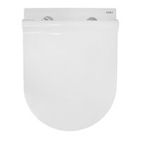 Унитаз подвесной Azario Nova 360х480х360 безободковый, с ультратонким сиденьем микролифт арт-AZ-2217 — фото 9, Подвесные унитазы