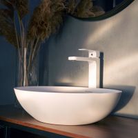 Раковина Conca 480 овальная, белый матовый, MonteBianco арт-12093 — фото 2, Раковины накладные