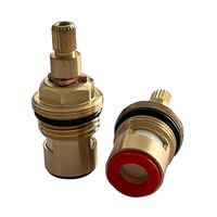 Кран-букса с керамическими прокладками, поворот 180 гр., горячая, блистер. LEMARK арт-LM8501R-BL — фото 1, Краны