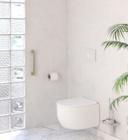 Поручень прямой Поручень Сунержа прямой d 28 мм / L 300 Шампань 020-3012-0300 — фото 1, Поручни для ванной