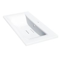 Раковина VCB-3M900W из искусственного камня, цвет белый — фото 2, Раковины встраиваемые сверху