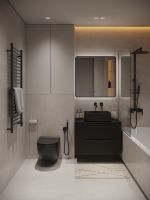 Agger Унитаз подвесной безободковый черный с инсталляцией, микролифт, кнопка смыва белая арт-ATI03144+APB288 — фото 11, Комплекты унитаз + инсталляция