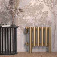 Отопительный радиатор Сунержа Кумир-0 300х400 6 секций Матовая шампань арт-022-0340-3006 — фото 3, Радиаторы отопления