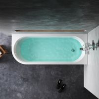 X-joy Комплект ванна акриловая угловая правосторонняя 170x70 см c каркасом, панелью арт-W94A-170R70W-ARP — фото 6, Акриловые ванны