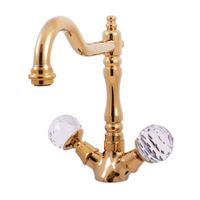 Смеситель Brilliance для раковины с открыванием стока метал, арт-BRILLIANCE121.5/8Z — фото 3, Смесители для раковины