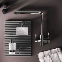 F85B05700 X-Joy S, смеситель для кухни с L-изливом с каналом для питьевой воды, хром — фото 4, Смесители для кухни