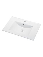 Agger Раковина встраиваемая санфарфор, белый глянец арт-ASF11600 — фото 1, Раковины встраиваемые снизу