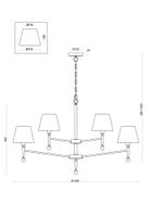 Подвесной светильник Freya FR2190PL-12N — фото 6, Подвесные светильники