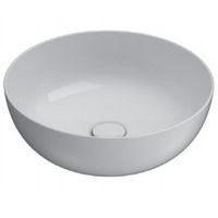 Раковина GLOBO T-EDGE на столешницу без отверстий цвет белый матовый B6T45BO — фото 1, Раковины накладные