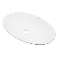 Раковина накладная Azario 500х355х90 санфаянс, белый глянец арт-AZ-1025-S — фото 1, Раковины накладные