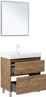 Тумба с раковиной Aquanet Nova Lite 2.0 75 напольная цв. дуб рустикальный арт-00348196 — фото 12, Тумбы с раковиной