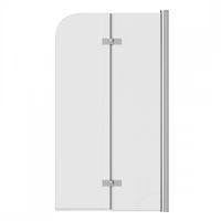 Шторка на ванну 80х140 см Maretti Valentina VA41R8014097-015, профиль хром — фото 1, Складные шторки для ванной