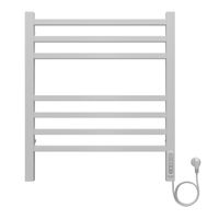 Полотенцесушитель электрический AZARIO ANCONA 500/600 квадрат, 7 секций, диммер справа, белый арт-AZ71856W — фото 1, Электрические полотенцесушители