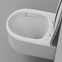 Унитаз подвесной Grossman Thin Rim (500х360х362) тонкий ободок,белый с тонкой крышкой,микролифт,смыв торнадо,1 место арт-GR-5606SQ — фото 7, Подвесные унитазы