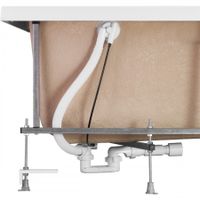 Монтажный комплект для ванны МАЙОРКА XL 160х95 см. (рама, слив-перелив с сифоном, крепеж к стене, кр 1WH112429 — фото 2, Ванны и комплектующие