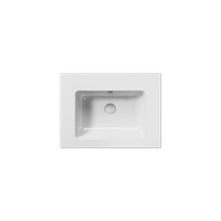 раковина подвесная/встраиваемая PURA 62,6x46 белый арт-8839111 — фото 1, Раковины подвесные