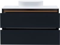 Тумба под раковину Allen Brau Activity 120 1.34015.AM антрацит матовый/олива браш — фото 11, Тумбы под раковину