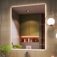 Зеркало с подсветкой VIGO Quadro Comfort 800 145 — фото 2, Зеркала в ванную комнату