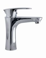 OneLife смеситель для раковины однорычажный полимерный, хром арт-P09-021cr — фото 5, Смесители для раковины