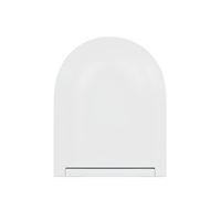 Сиденье с крышкой Scarabeo MOON/GLAM с микролифтом цвет белый арт-5535/B — фото 3, Сиденья для унитаза