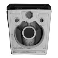 Унитаз подвесной Azario Keras matt black 520х370х360 безободковый, с быстросъемным сиденьем микролифт, черный матовый арт-AZ-99046B — фото 9, Подвесные унитазы