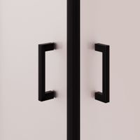 Душевой уголок RGW PA-040B 80x120, прямоугольный, профиль черный, стекло матовое/6 мм, арт-3508104082-24 — фото 5, Прямоугольные душевые уголки