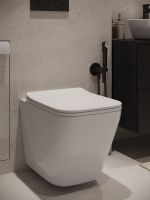 Agger Унитаз подвесной безободковый TORNADO, сиденье с микролифтом арт-AT10150 — фото 2, Подвесные унитазы