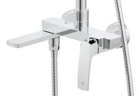 Товар: Душевая система Azario Conda с квадратным тропическим душем, керамический картридж, шланг 150 см, хром арт-AZ-K2411 - фото 2 Душевая система Azario Conda с квадратным тропическим душем, керамический картридж, шланг 150 см, хром арт-AZ-K2411 — фото 2, Душевые стойки