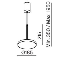 Подвесной светильник Technical P076PL-L12W3K-W — фото 7, Подвесные светильники