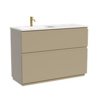 Тумба напольная SANCOS Folk Floor левая 1190х445х850, c двумя ящиками оснащенными доводчиками, Капучино, арт. арт-FL120FLCP — фото 5, Тумбы под раковину