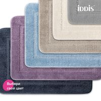 Коврик для ванной комнаты, 90х60, микрофибра, серый, IDDIS, арт-PSQL06Mi12 — фото 2, Коврики для ванной комнаты