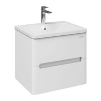 Тумба подвесная "АДЕЛЬ-НОРМА-60 см" с 2-я ящ. белая (ум. Aдель-60) 106038 — фото 1, Комоды и тумбы для ванной комнаты