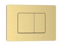 Кнопка CR03MG смыва для инсталляций из нержавеющей стали Ceruttispa (матовое золото) — фото 1, Кнопки смыва