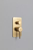 Смеситель для ванны Allen Brau Priority (с внутренней частью, 3 выхода) золото арт-5.31A11-GB — фото 6, Смеситель для ванны