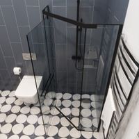 Ограждение CHIKA ZP91B душевое Ceruttispa без поддона (90x90x195) — фото 8, Прямоугольные душевые уголки