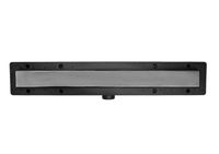 Комбинированный пластиковый душевой канал с металической решеткой 2 in 1, оружейный металл, L=750 мм арт-SZA975M — фото 3, Душевые лотки