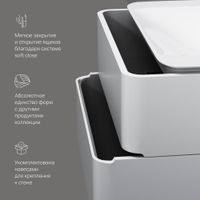 Товар: M30FHX0802WG Sensation, База под раковину, подвесная, 80 см, ящики, белый, глянцевая, шт - фото 4 M30FHX0802WG Sensation, База под раковину, подвесная, 80 см, ящики, белый, глянцевая, шт — фото 4, Тумбы под раковину