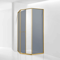 Душевой уголок RGW SV-82Gb "L" 1000x1000 33328200-36L — фото 1, Душевые уголки трапеция