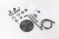 Товар: Душевая система ABBER Wasser Kreis 316 AF8118BGG скрытого монтажа без излива, оружейная сталь брашированная - фото 2 Душевая система ABBER Wasser Kreis 316 AF8118BGG скрытого монтажа без излива, оружейная сталь брашированная — фото 2, Встраиваемые душевые комплекты