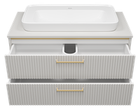 Тумба под раковину арт-ELC-01100-0502Я — фото 2, Тумбы под раковину