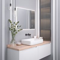 Зеркало с LED-подсветкой SIRIUS (60*80) /AQUA DE MARCO SIR60/80 — фото 8, Зеркала в ванную комнату