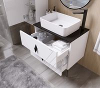 Товар: Столешница "ВИВА-70 см" черная (искусственный камень) арт-507003 - фото 3 Столешница "ВИВА-70 см" черная (искусственный камень) арт-507003 — фото 3, Столешницы под раковину